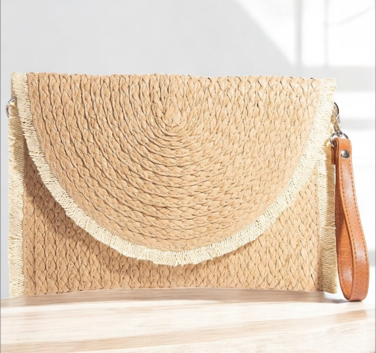 Dalila Envelope Clutch - Beige