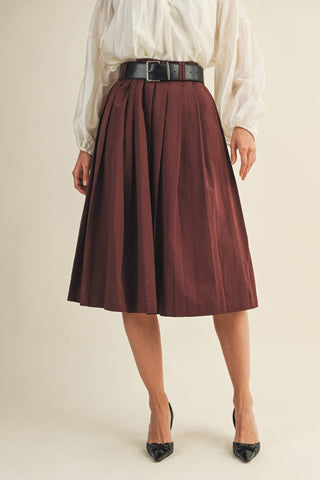 Celene Belted Skirt