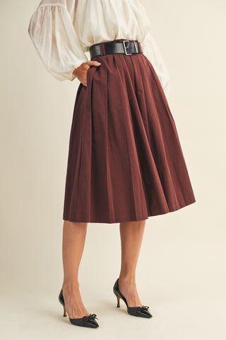 Celene Belted Skirt