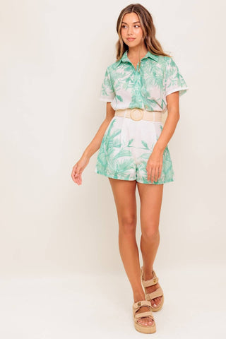 Celina Short Belted Set