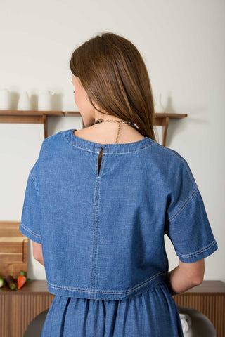 Denim Skirt Set