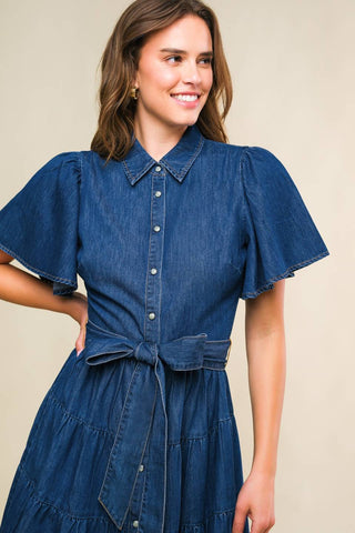 Denim Mini Dress