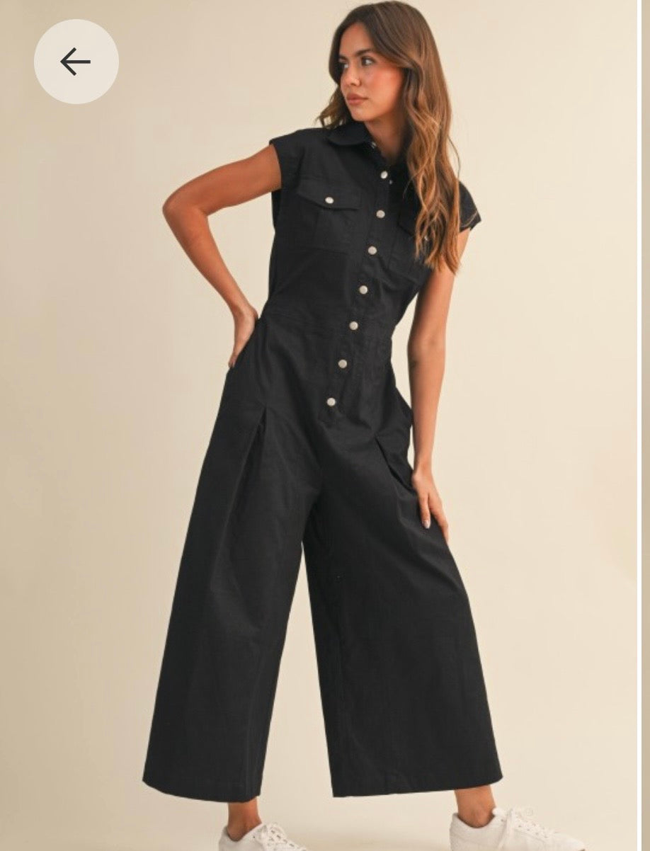 Elena Wide Leg Jumpsuit