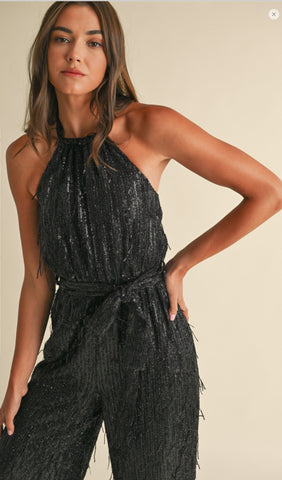 Christie Sequin Jumpsuit