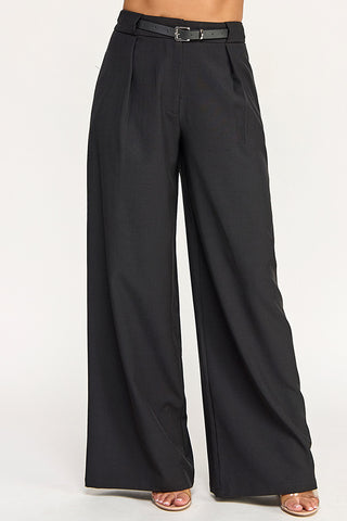 Black Belted Pants