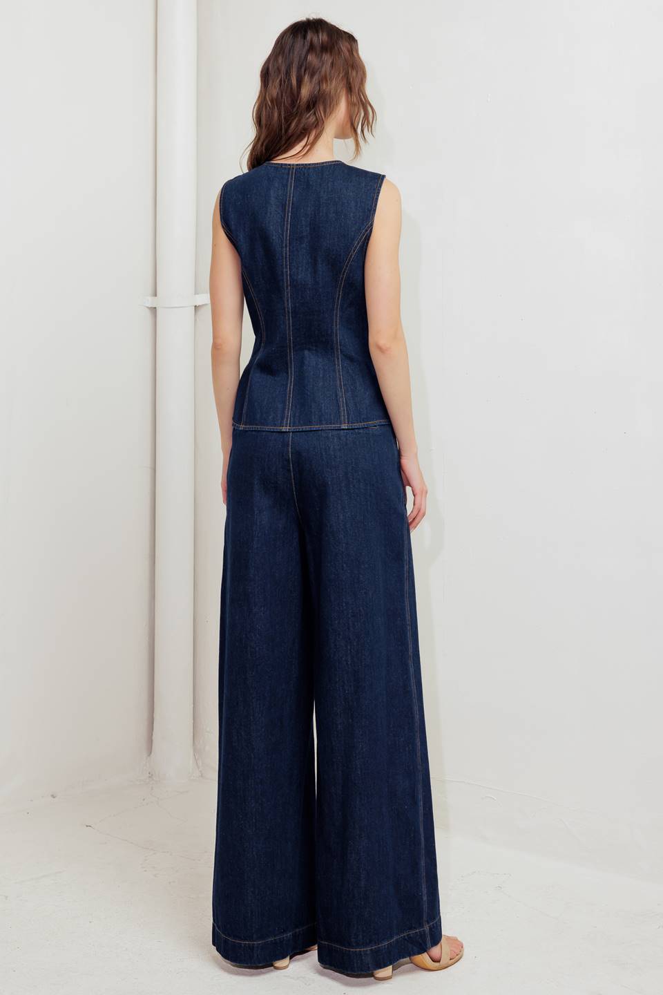 Laurie's Demin Vest & Pant Set