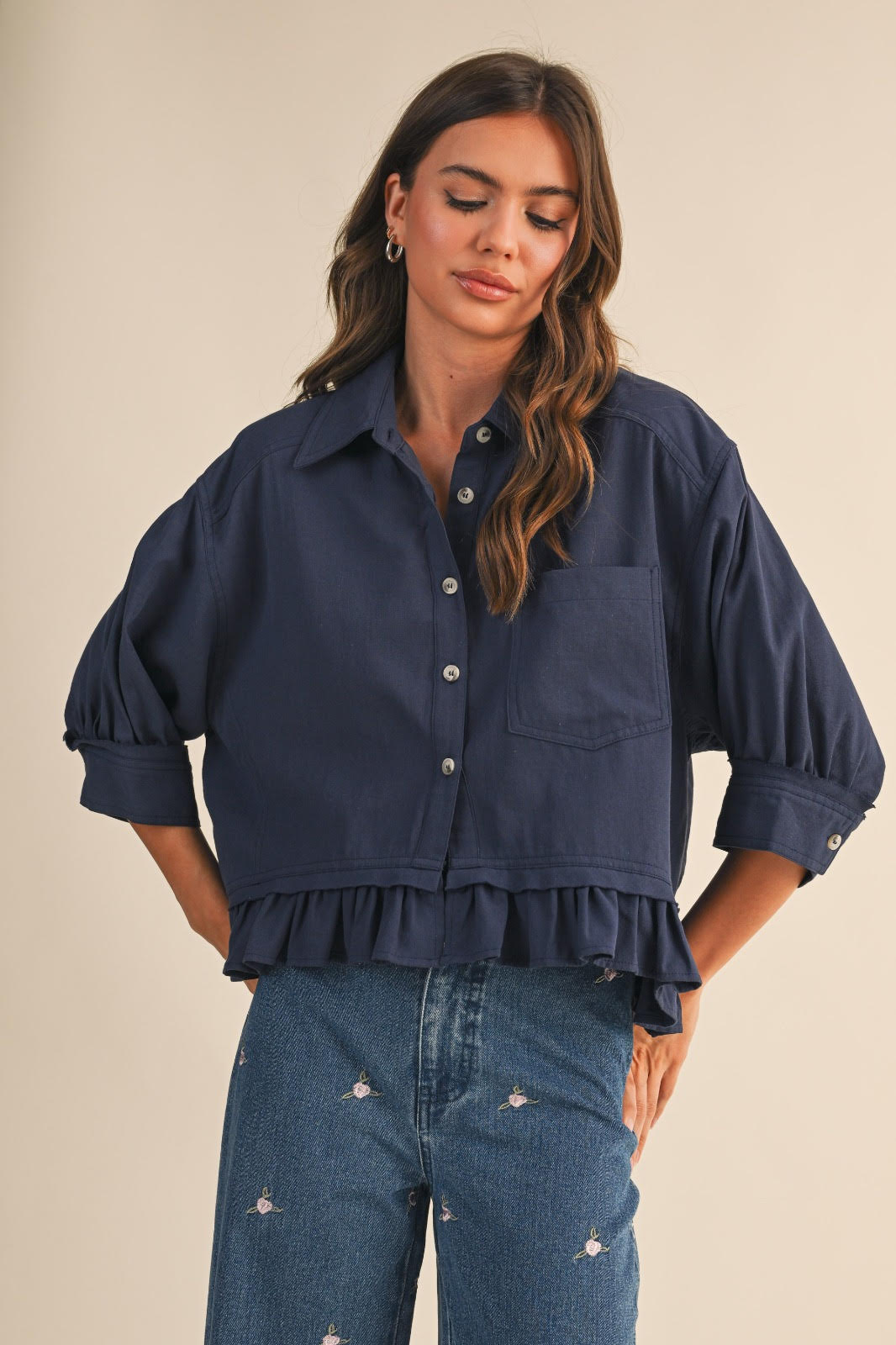 Maya Ruffled Shirt