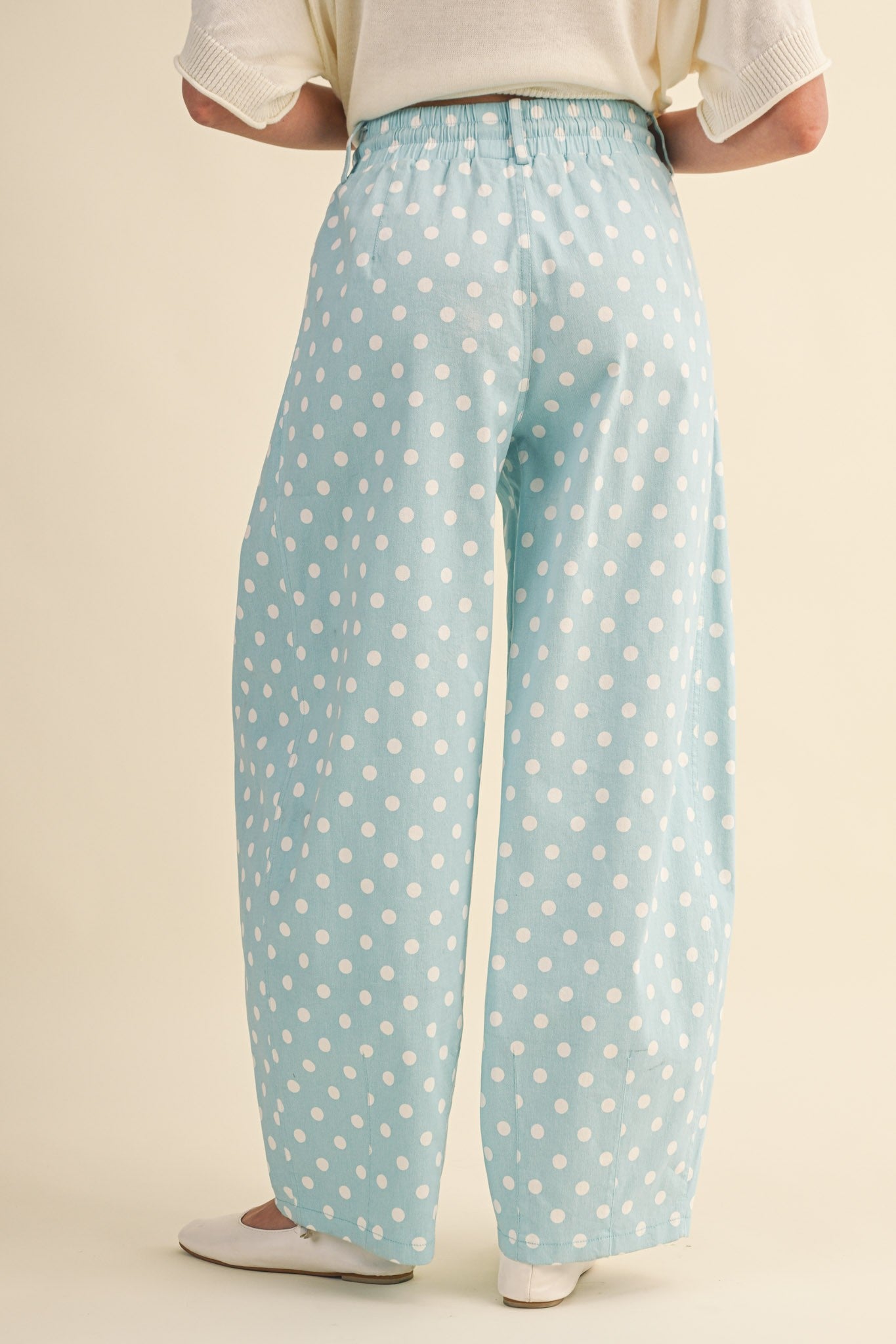 Mindy Polka Dot Barrel