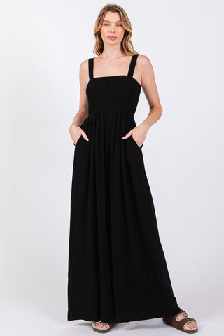 Noir Wide Leg Jumpsuit