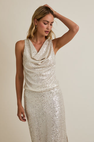 Eva Sequin Top & Skirt Set
